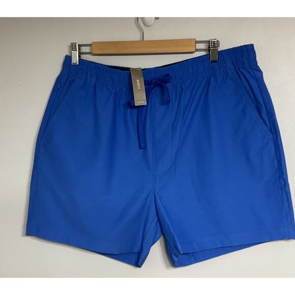 J.Crew Shorts Mens Size Large Blue Everyday Drawstring Elastic Waist Preppy NEW - Picture 2 of 10